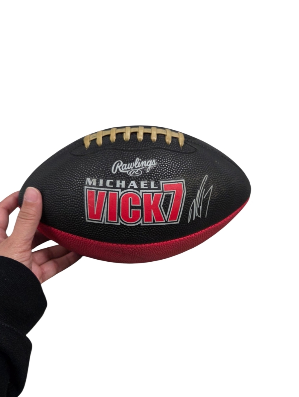 Rawlings Black & Red VICK7 Signature Football
